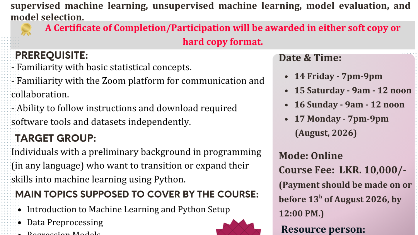 Machine Learning with Python 2026 (1)