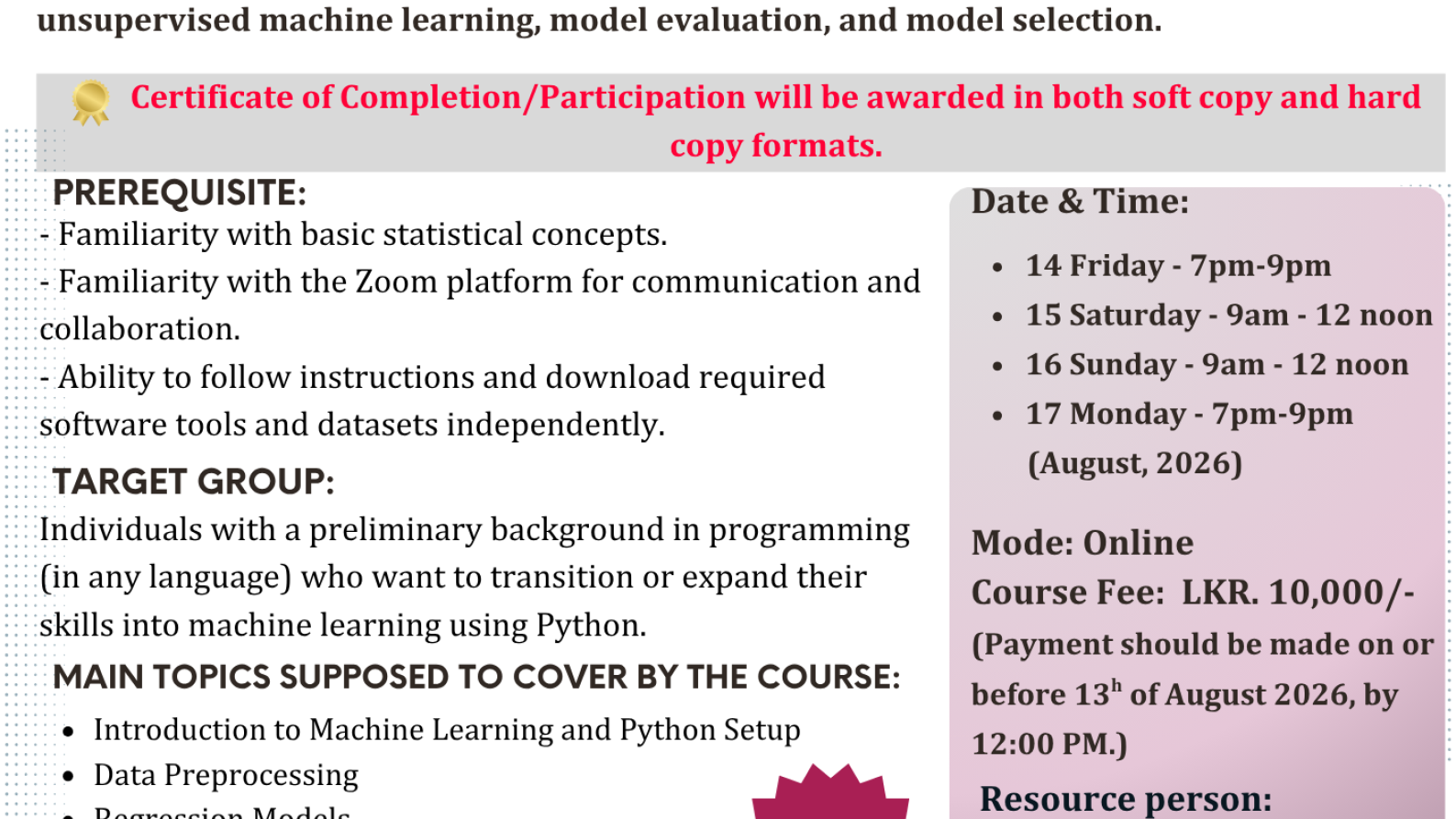 Machine Learning with Python 2026