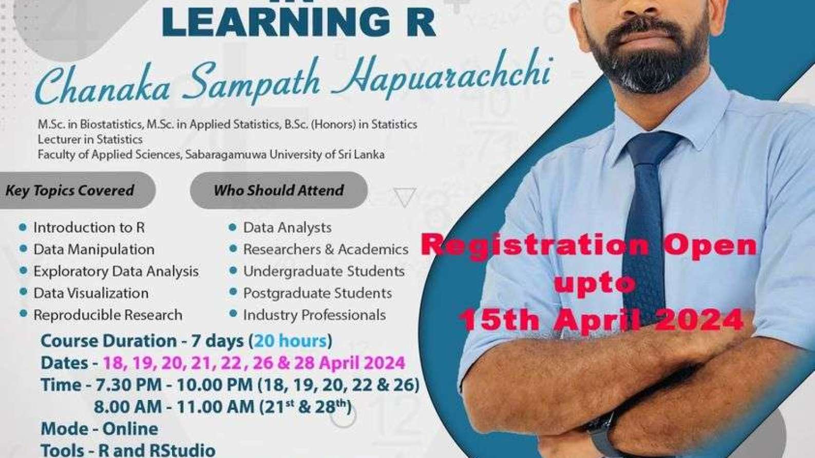 certificate course on R Essential Training in Learning R